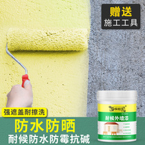 Exterior wall painted waterproof sunscreen protracted latex painted white villa exterior wall awaited anti-cracking inner wall paint