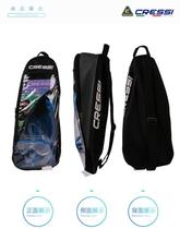 Italian CRESSI Snorkeling Triple Treasure Bag Swimming Diving Foot Webfin Frog Shoes Equipped Backpack