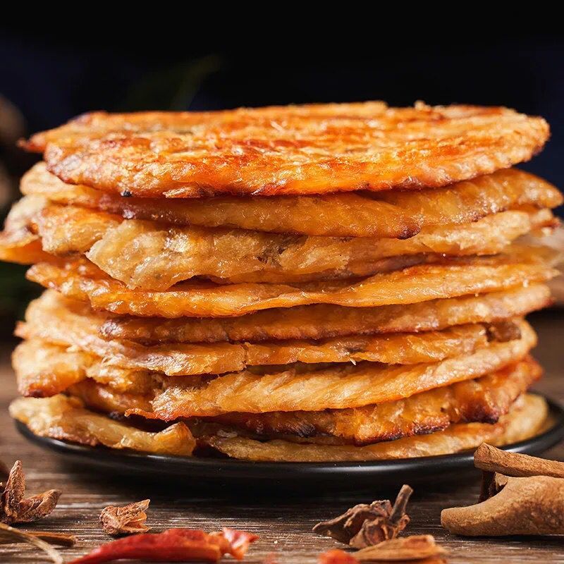 哆哆脆烤鱼片即食鱼片干安康鱼片干马面鱼片(热品库)