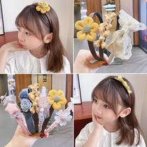 Anti-slip hairpin haircut children South Korea unhurt girl head hoop foreign air Han version Broken Hair Princess girl haircut
