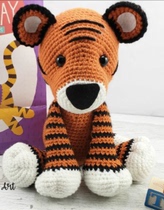 180 Tiger weaving drawing doll Chinese illustration Crochet electronic drawing wool tutorial