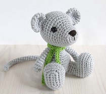 321 Mouse weaving drawing doll Chinese illustration Crochet electronic drawing Wool tutorial