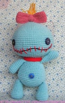 236 Interstellar baby little gold knitting drawing doll Chinese illustration Crochet electronic drawing wool tutorial