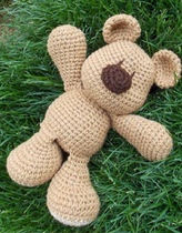 096 Bear knitting drawing doll Chinese illustration Crochet electronic hand book Wool tutorial