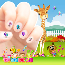 Children Cartoon Fingernail Stickers Toddler Pregnant Woman With Non Toxic Environmental Protection Waterproof Mechia Patch South Korea Shiny Silver Powder Paste