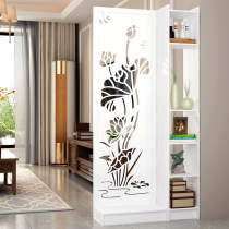 Home living room double-sided home entrance cabinet modern simple partition foyer wine cabinet door cover decorative seat screen