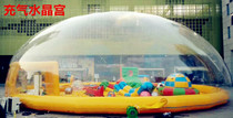 Customized large inflatable Crystal Palace million ocean ball childrens playground toys transparent bubble House tent Air model