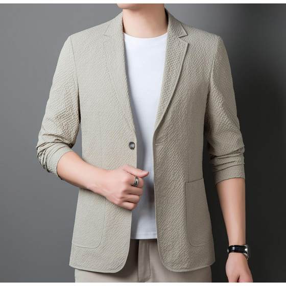 High-end counters for spring single western Chinese and young men's suits 99126 men's suits with a design and solid color High-end counters for spring single western Chinese and young men's suits 99126 men's suits with a design and solid color
