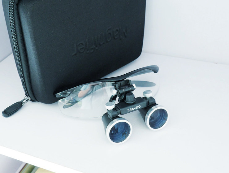 牙科放大镜 眼镜式2.5倍医用放大镜 脊柱牙科五官外科手术放大镜