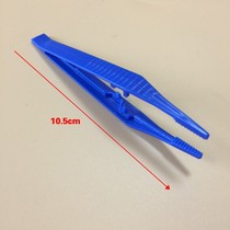 Plastic tweezers flat head disposable plastic tweezers round head with special tweezers bulk tweezers