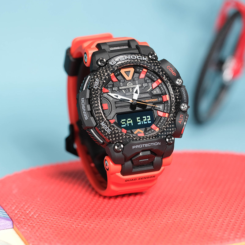 卡西欧手表男款航空红龙潮流宇航员gshock户外空霸日韩腕表grb200好用