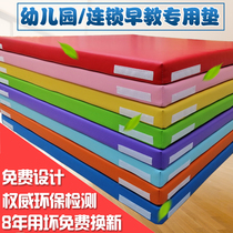 Gimbabe kindergarten early education parent-child PU matte childrens software floor mat baby climbing mat gymnastics Wall soft bag