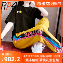 RPAP sports suit summer new fashion Korean version age reduction temperament versatile small man casual wear two-piece female
