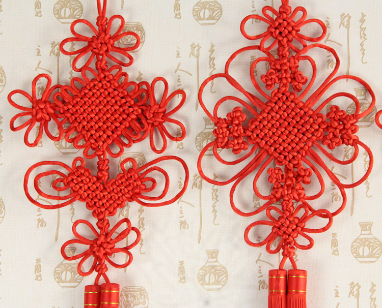 jy055平安添花同心结传统喜庆特色中国结挂件3号