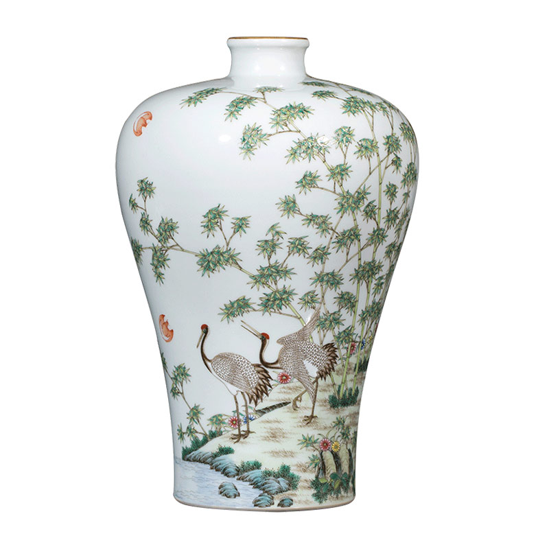 Better sealed up with porcelain of jingdezhen ceramics vase archaize furnishing articles of the new Chinese style household small craft ornaments restoring ancient ways