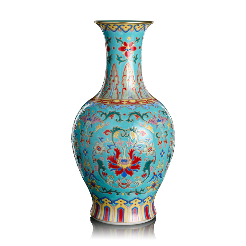 Better sealed up with archaize sitting room of new Chinese style ceramic furnishing articles jingdezhen porcelain of goddess of mercy bottle vase household large sitting room