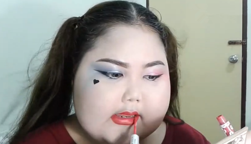 200斤胖mm仿妆小丑女,结果美呆了!