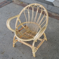 Real rattan childrens chair hollow rattan chair 1-8 years old BB chair childrens leisure chair cool classical rattan chair dining chair handmade