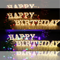 LED number letter lighting surprise romantic proposal confession scene props birthday arrangement party creative decoration