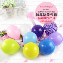Matte imitation milk rubber balloon childrens birthday party wedding room decoration pink kindergarten layout 520 confession