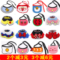 Ins net red pet saliva towel dog cat triangle scarf scarf square collar scarf bib teddy bib