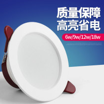 Downlight LED ceiling light Spot light Embedded 2 5 inch 4 inch 6 inch 7 5 barrel light 5w9w12W18w hole light Hole light