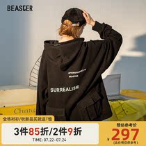 BEASTER couple tide brand lazy wind pullover thickened frock sweater jacket mens hoodie national tide cec hoodie tide