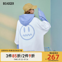 BEASTER little devil grimace autumn vacation two-piece trend hooded sweater National tide couple tide brand pullover ins tide