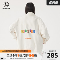 BEASTER Street Wear Jr. Devil Face American Sports Printed Jacket Casual Jacket Man