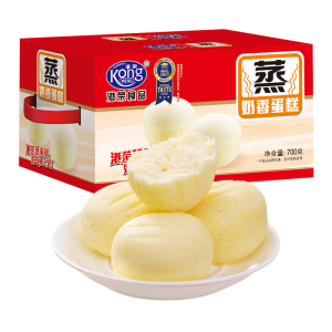 港荣奶香蒸蛋糕整箱早餐软面包孕妇老人适合吃的健康营养零食小吃