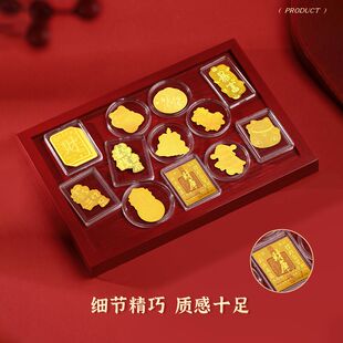 2026年暴富黄金手机贴片招财猫暴富貔貅财神金片AK