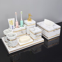 Bathroom Wash Suit Light Lavish Hotel Toilet Bath Room Supplies Kit Handwashing Desk Trays Pendulum s Wins