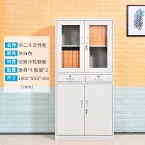 New steel office cabinet filing cabinet bookcase with lock financial warrant cabinet with drawer information cabinet