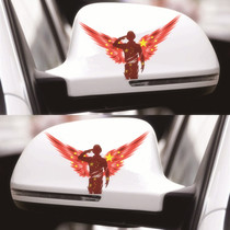 Car stickers in the national flag patriotic five-star red flag scratch cover creative personality reflective body decoration car sticker