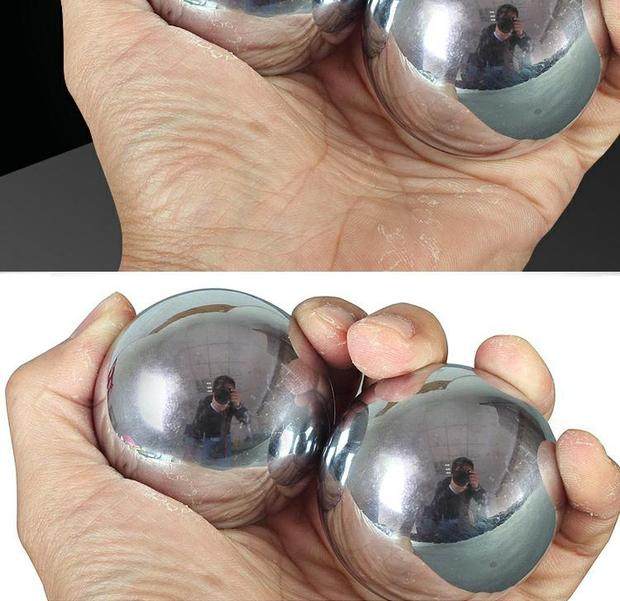 精密健身手球实心钢球滚珠直径48 50 50.8 54 55 57.15 60mm包邮