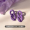 紫色链条925银针