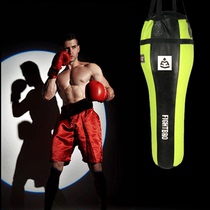 FIGHTBRO HANGING sandbag MULTI-function angular Torun leather training cone boxing vertical bag