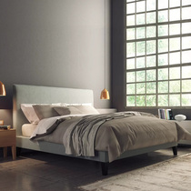 Nordic Cloth Art Bed small family accommodation light extravagant art bed Nordic bed 1 8 m