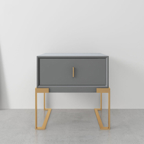 Nordic Light Lavish Bed Head Cabinet Extremely Simple Baking Lacquered Bedroom Lockers Minimalist Containing Side Cabinet Modern Bedside Cabinet