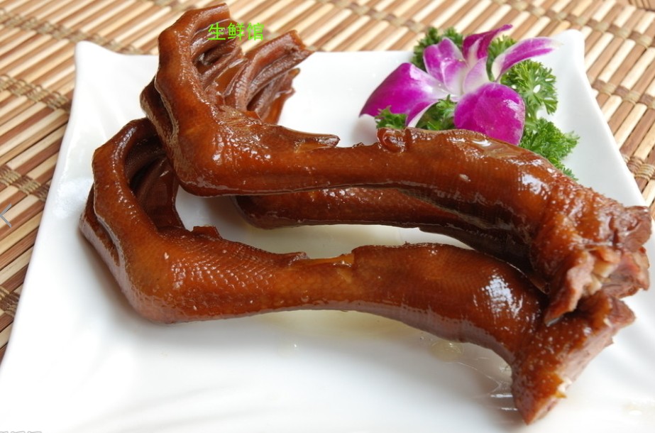 新鲜冷冻老鹅掌孕妇下奶炖汤酒店熟食店卤菜1000g60元特价