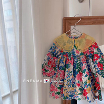 Girls Broken Flowers Princess Dresses 2022 Spring Dress New South Korea Childrens Clothing Fields Garden Children Small Scents Windsuru Dress Surges