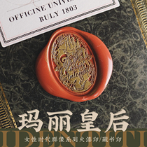 Queen Mary Antoinette mourning sandalwood fire paint Rococo wind the Queen of the birthday gift collection seal