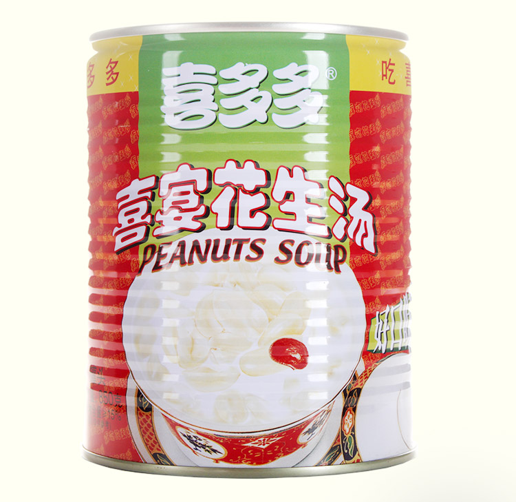 喜多多喜宴花生汤850gx2罐/饭后甜汤冷热皆宜可搭配百合红枣食用