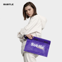 (Limited EDITION)SUBTLE FRONTIER TANZANITE TANZANITE PURPLE hand-held bag HAND-held fashion