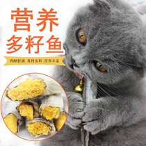Kitty Freeze-dried Snack small fish Dry full seed Multi-spring fish Chicken Dry No Salt Nutritional Pet Gain Weight