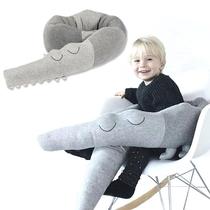 ins Nordic wind crocodile crib bed Children Baby fence anti-collision head protection fence childrens room decoration