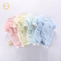 Newborn baby clothes Spring and Autumn Winter Cotton out clothes suit monk newborn men and women thin cotton baby one-piece clothes