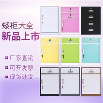 The new disassembly and multi-color low cabinet tin locker file cabinet information cabinet with lock small cabinet bedside table