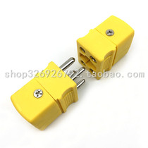 Omega double thermocouple large plug K-type connector DTC-K-M F thermocouple male and female plug socket