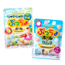 Japan Imports Snacks UHA Yo-yo Taste Sugar Carbonated Powder Sandwich Cool Candy Multitaste Sodas